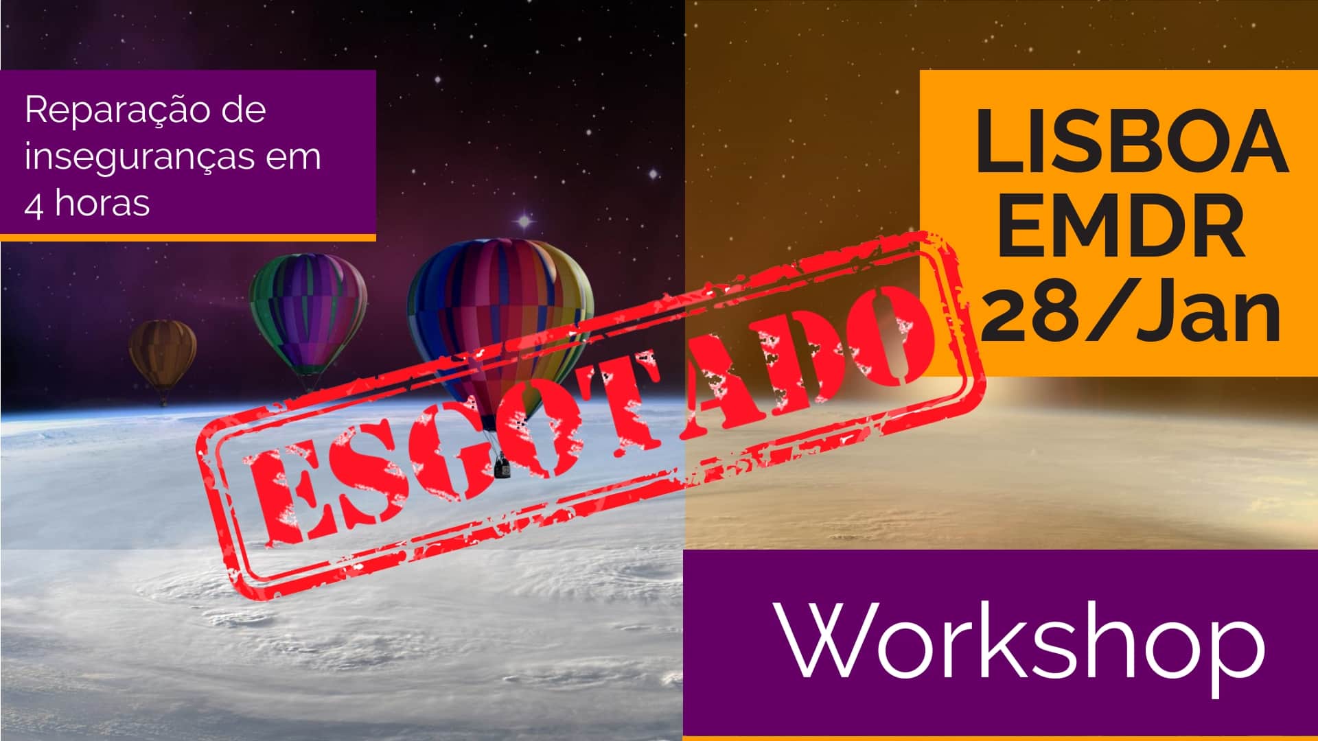 Reparar Inseguranças esgotado