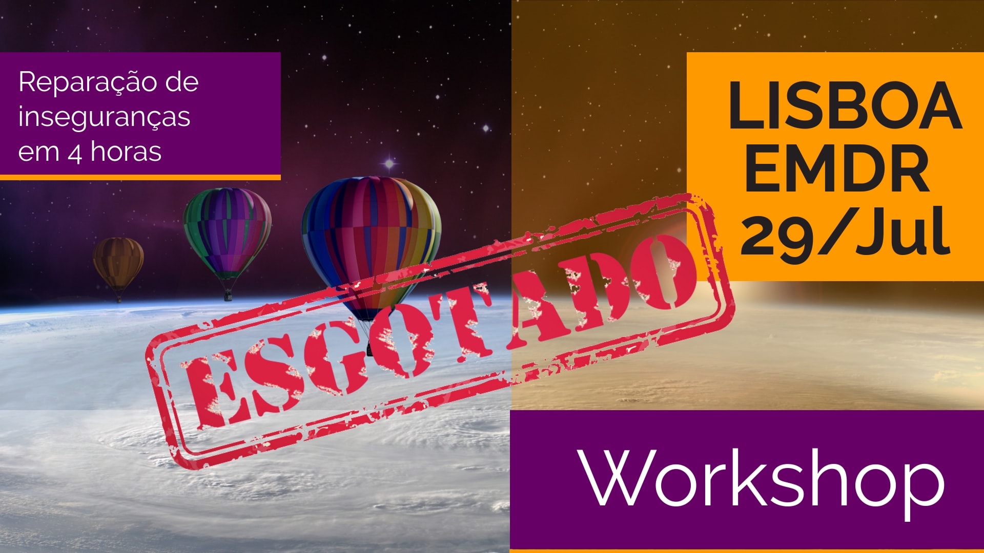 Reparar inseguranças esgotado