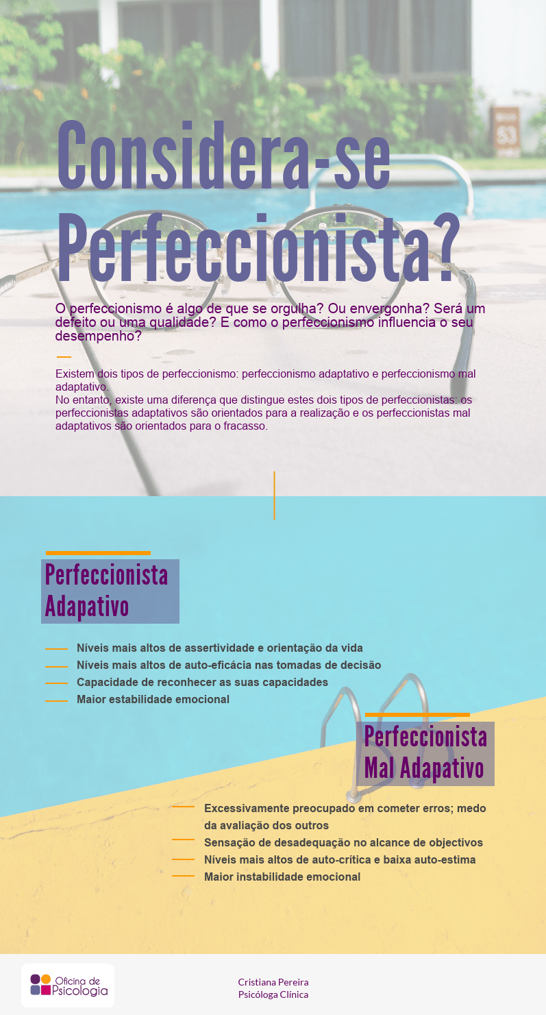 Como olhamos para o perfeccionismo? Como algo que nos devemos orgulhar? Ou envergonhados? Será um defeito ou uma qualidade? E como o perfeccionismo influencia o seu desempenho?