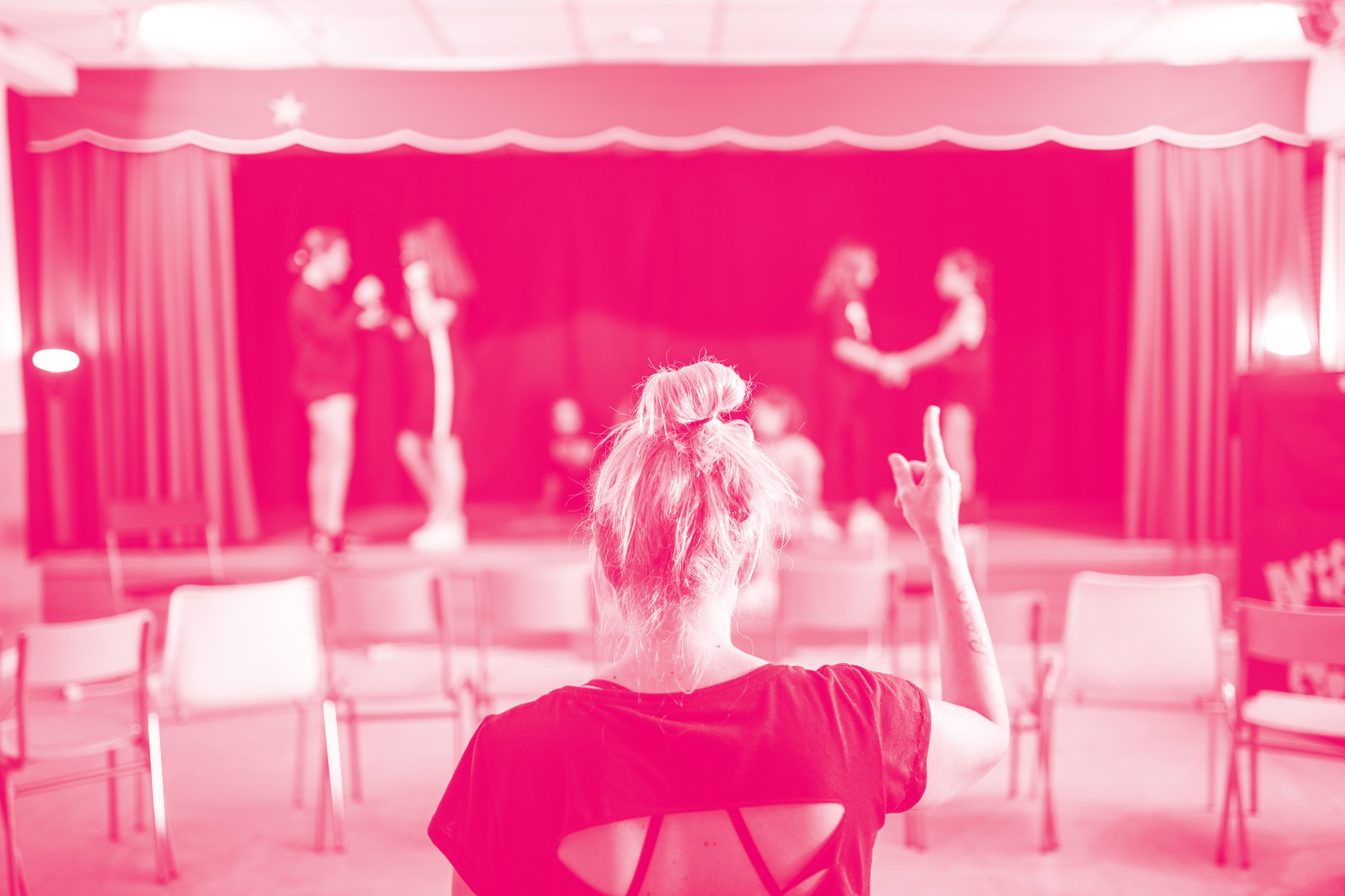 curso improvisa te Oficina de Psicologia palco