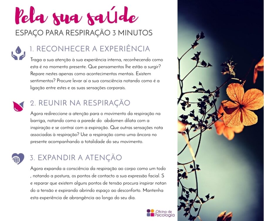 Espaço para Respiração 3 Minutos